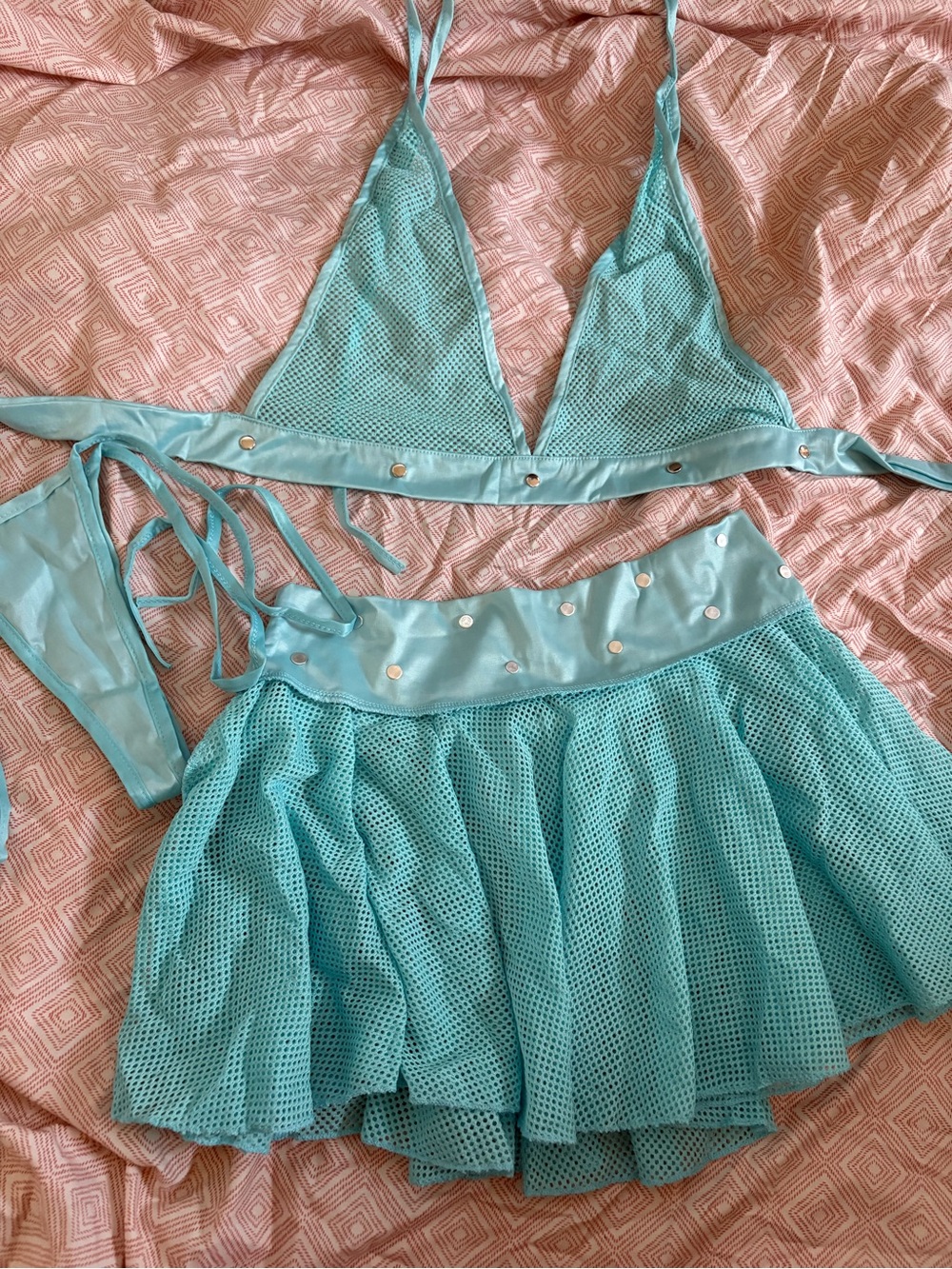 Mint Green 3-Piece Dance Set